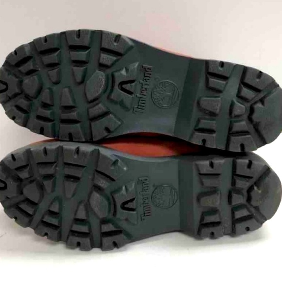 Womens Coral Timberland Leather Boots Size 5.5 - Picture 5 of 5